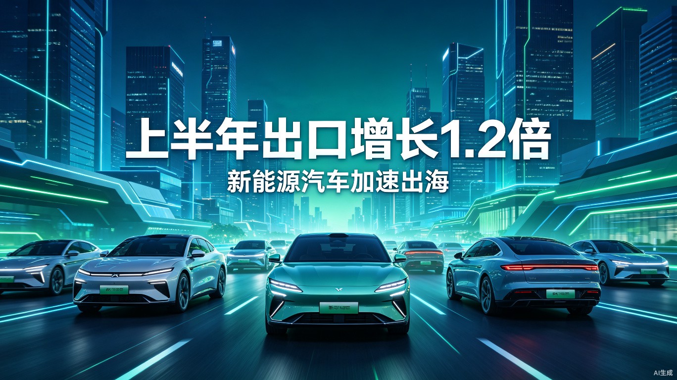 上半年出口增长1.2倍：新能源汽车正在改写全球汽车格局