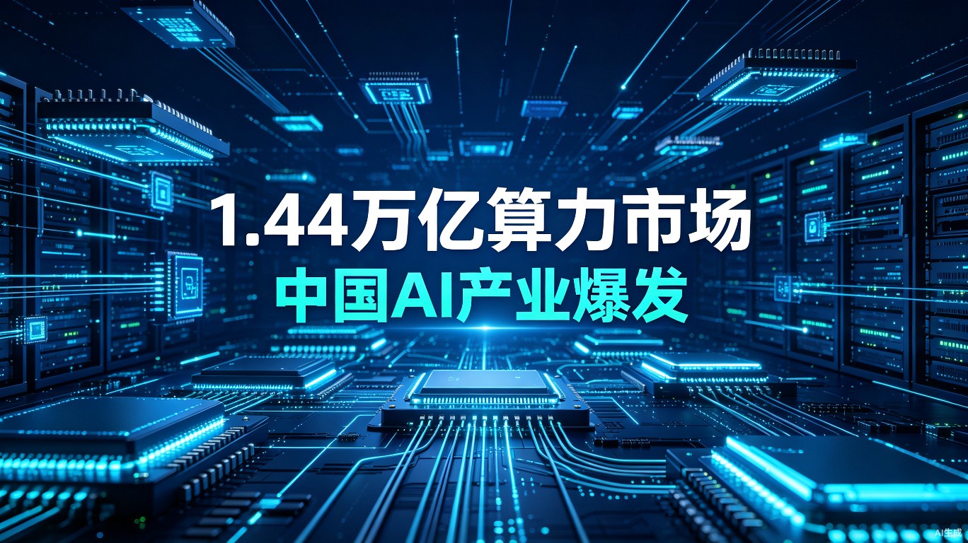 1.44万亿算力市场来了：中国AI产业爆发，将诞生多家万亿级企业