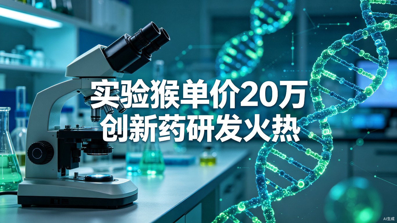 一只猴子卖到20万：创新药研发火热，实验猴缺口达1万只