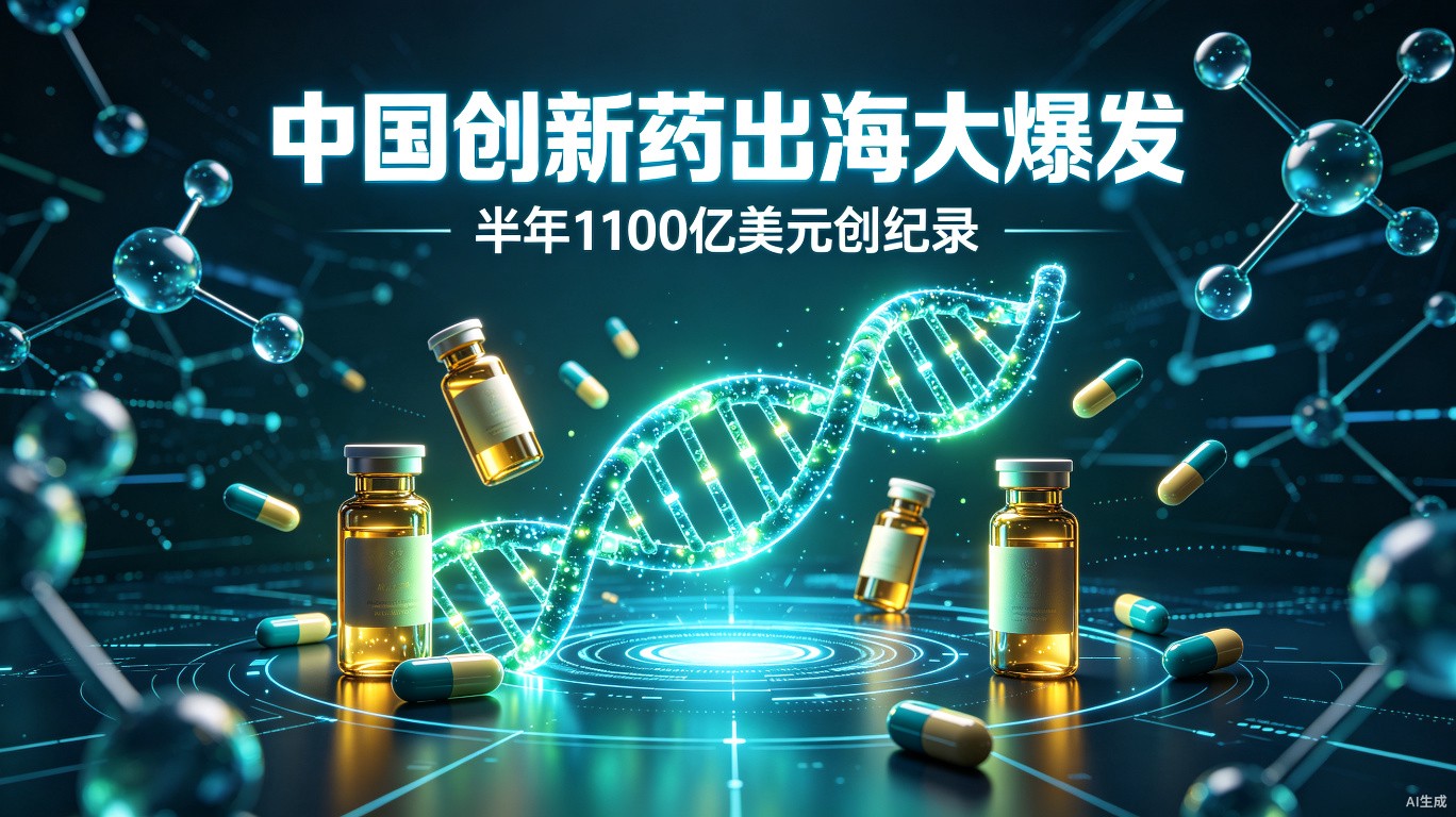 半年顶一年！中国创新药出海大爆发：1100亿美元背后藏着什么信号