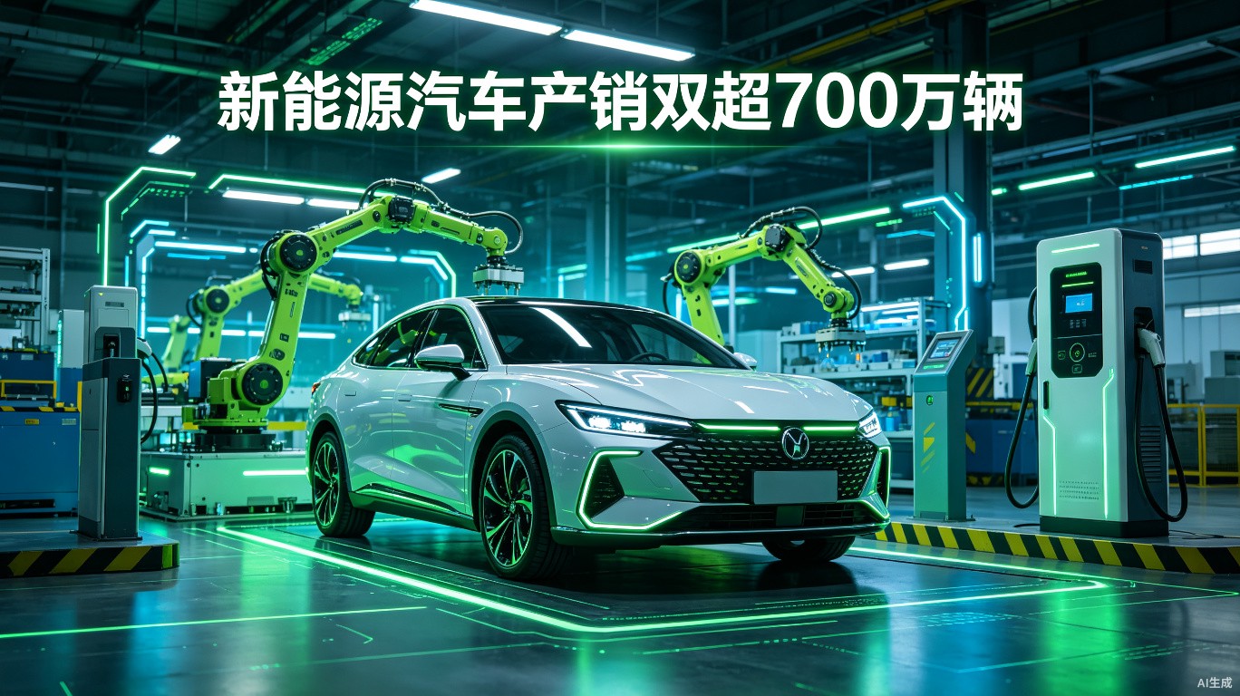 上半年新能源汽车产销双超700万辆：纯电占比升至67%，出口同比暴增87%