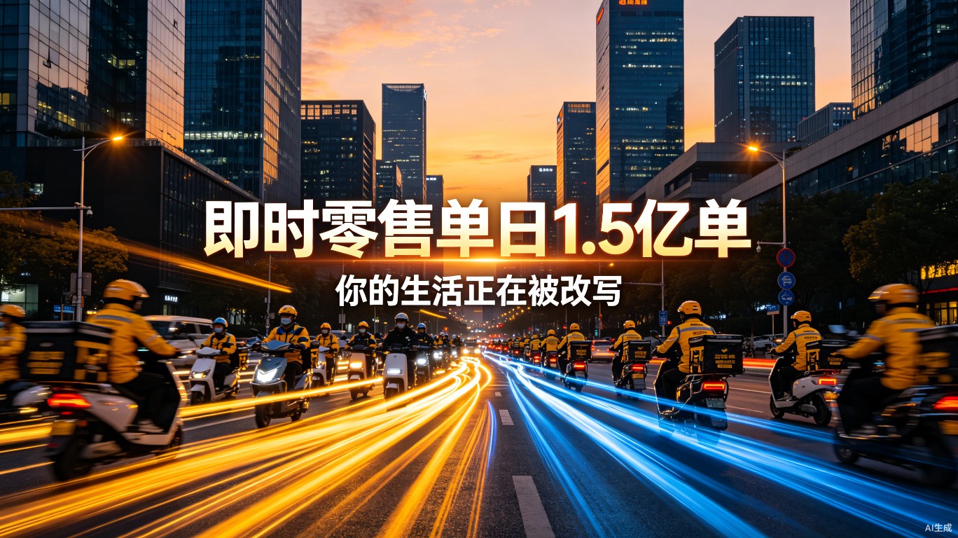 美团即时零售单日1.5亿单：不是外卖赢了，是你的生活方式被彻底改写了