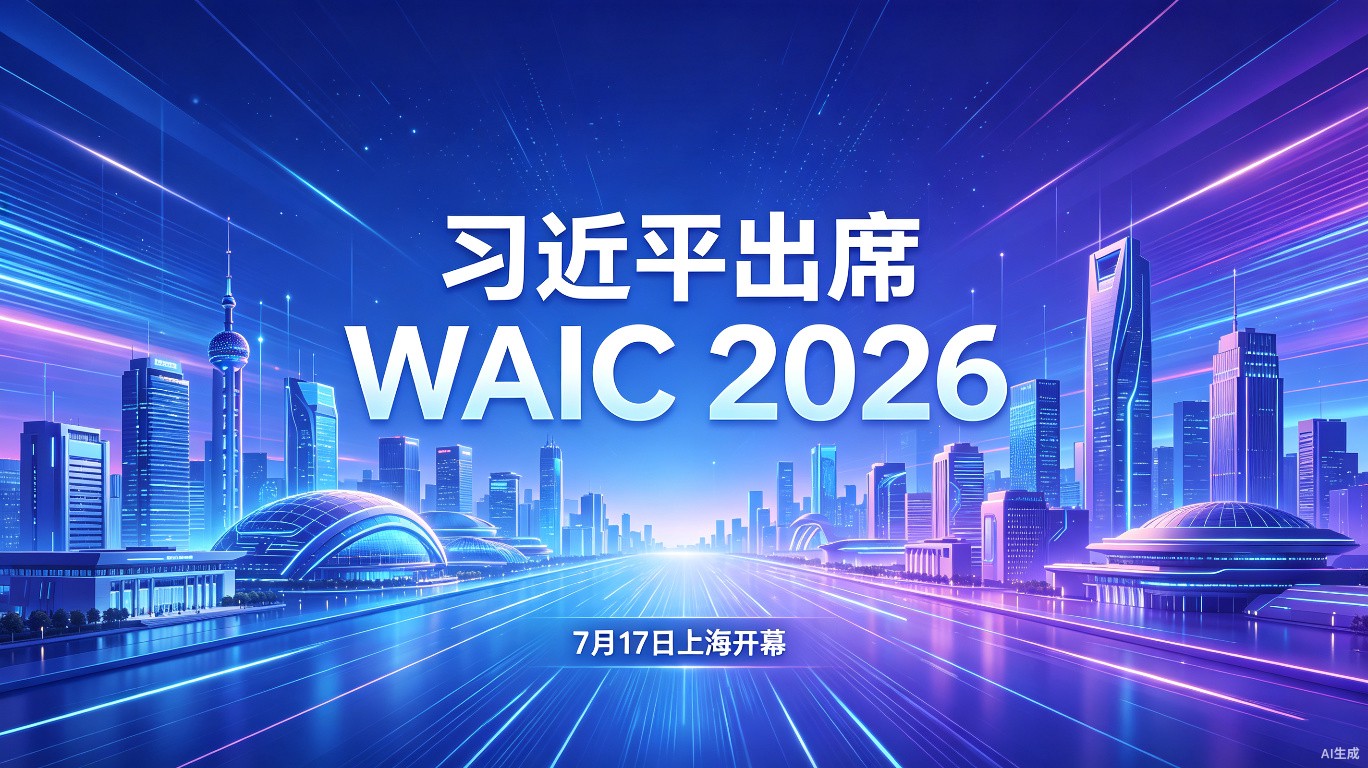习近平将出席WAIC 2026开幕式：AI从技术竞赛走向全球治理