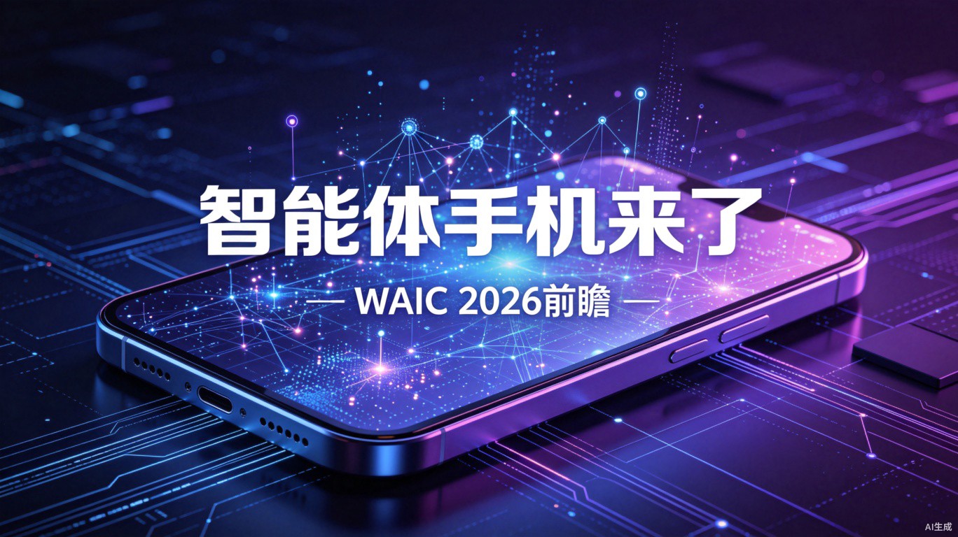 智能体手机来了！WAIC 2026前瞻：AI从对话框走向终端革命