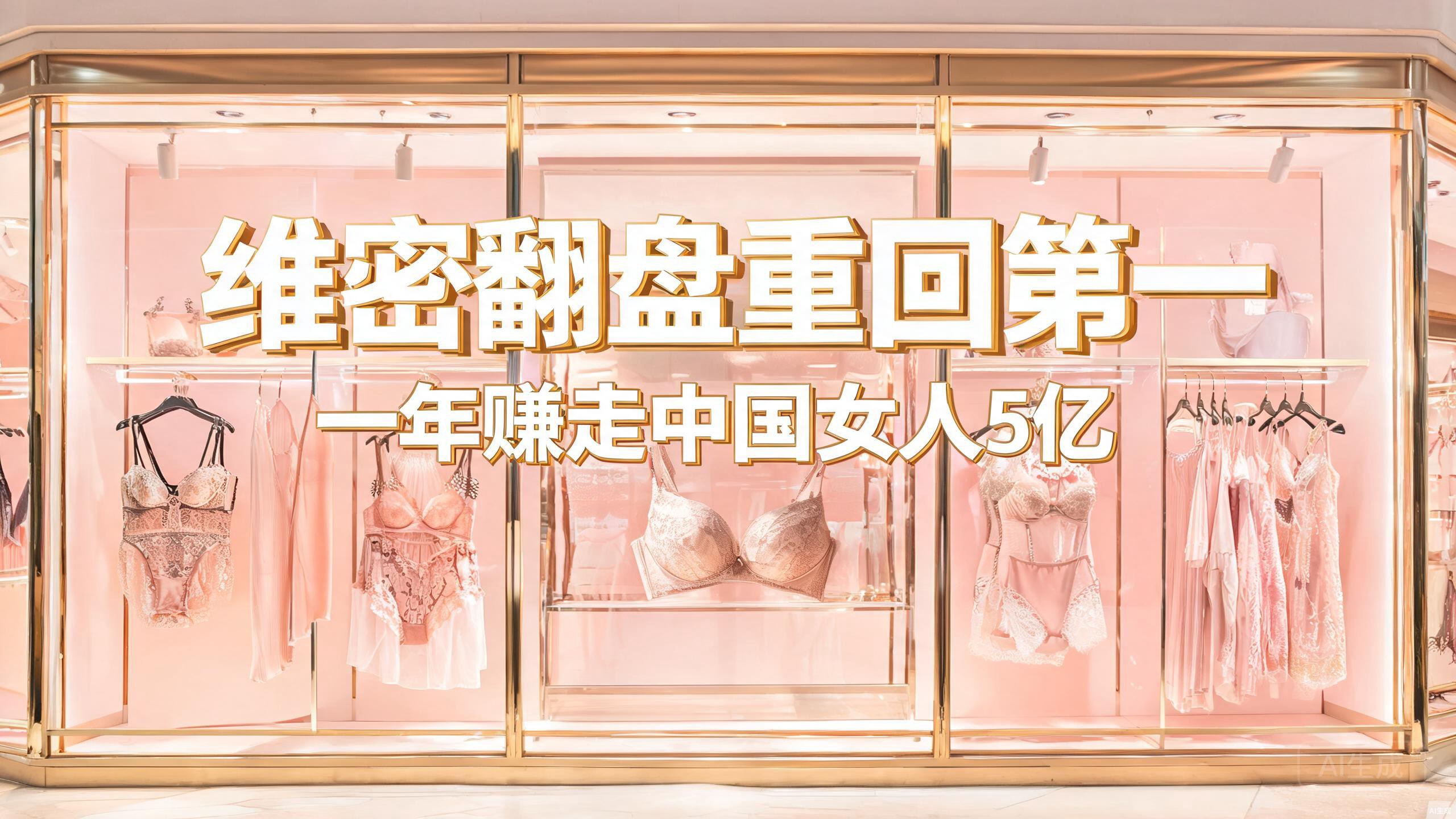被唱衰5年的维密突然翻盘：一年赚走中国女人5亿，内衣赛道逻辑变了