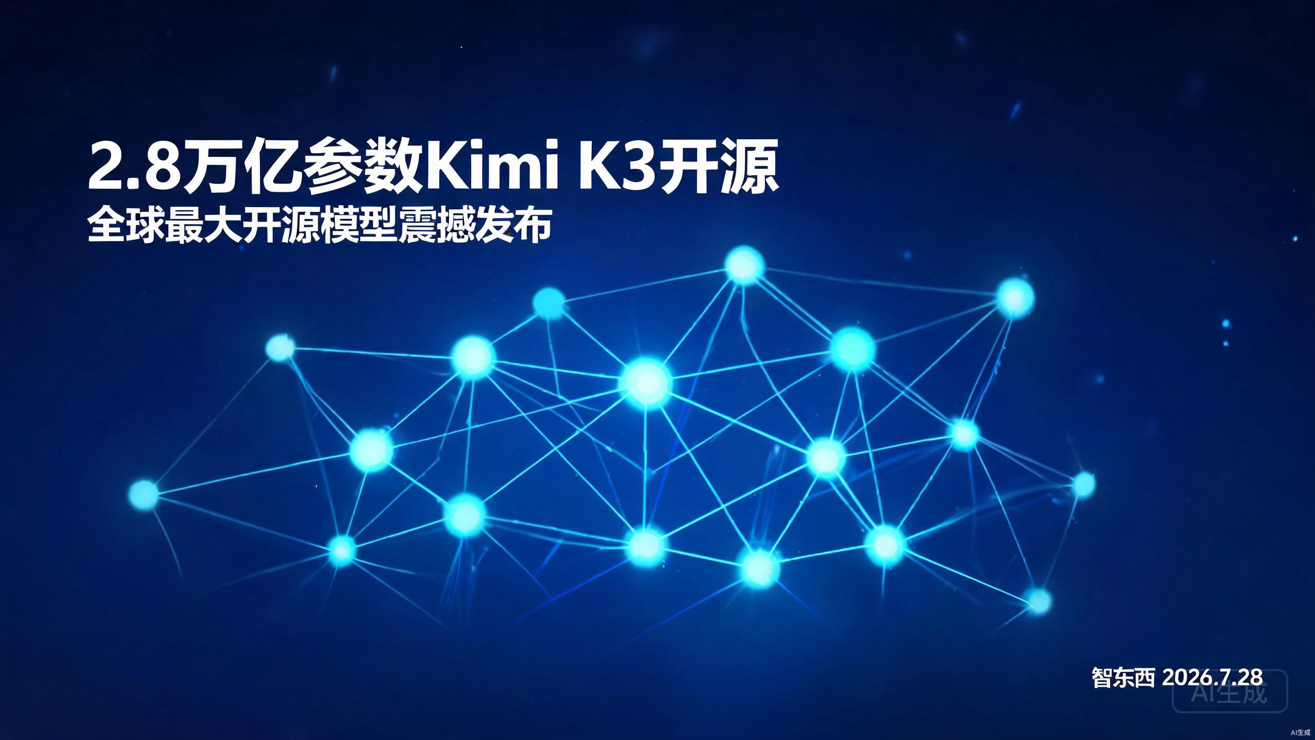 2.8万亿参数Kimi K3正式开源：中国AI模型正在改写全球游戏规则