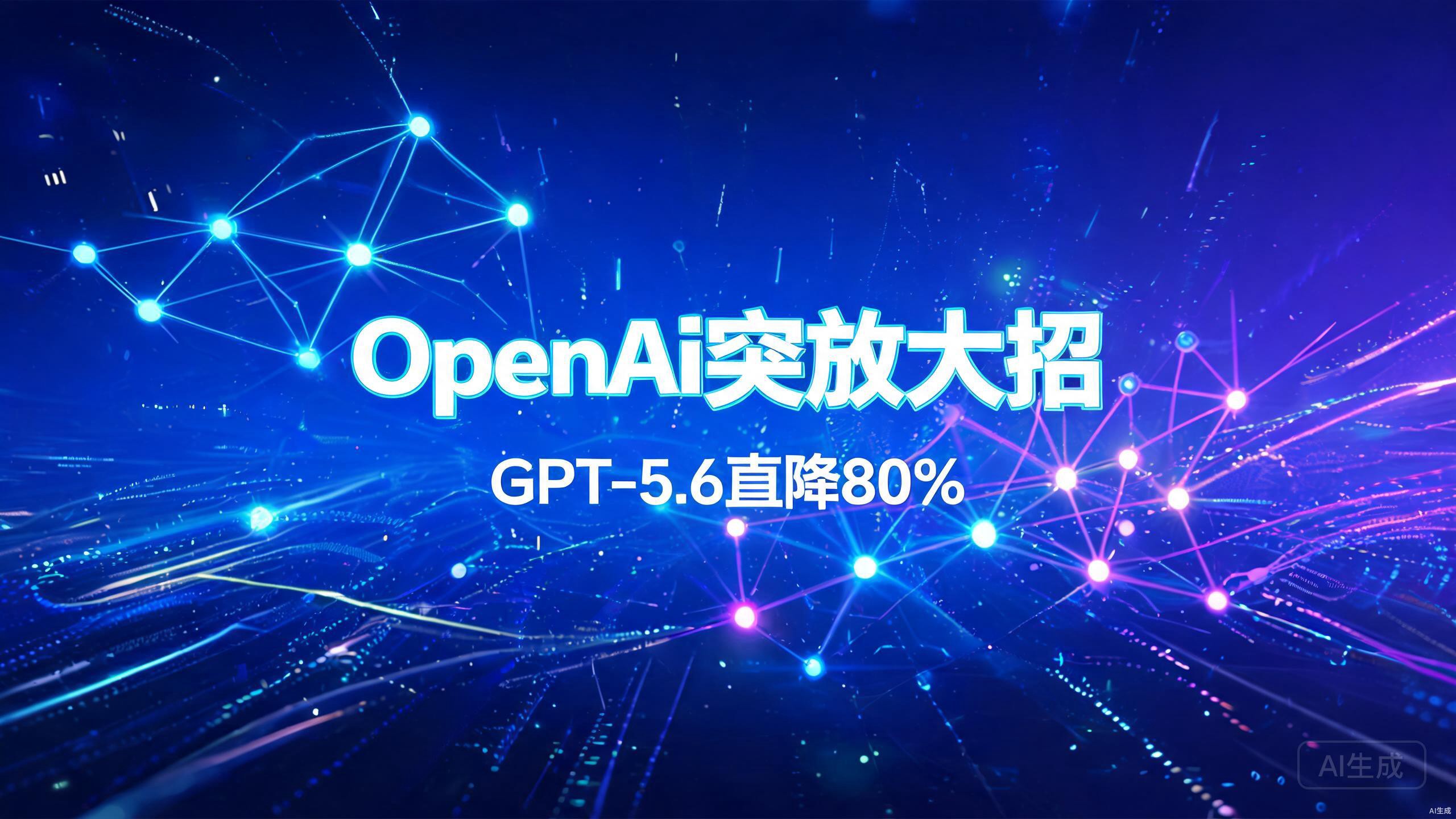 OpenAI突然大降价：GPT-5.6直降80%，AI开始自己改写游戏规则