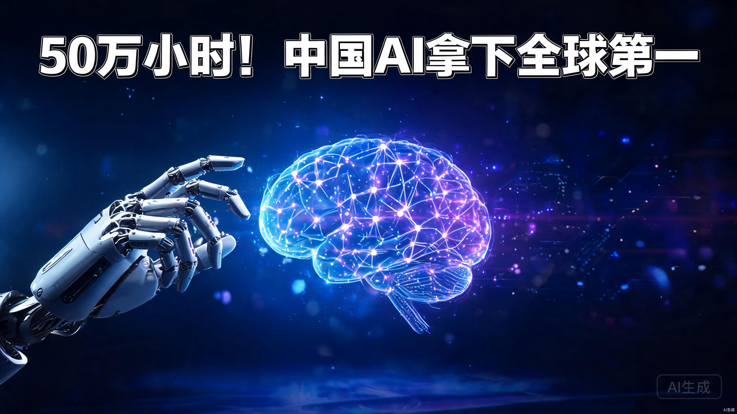 50万小时！中国AI今天拿下两个全球第一