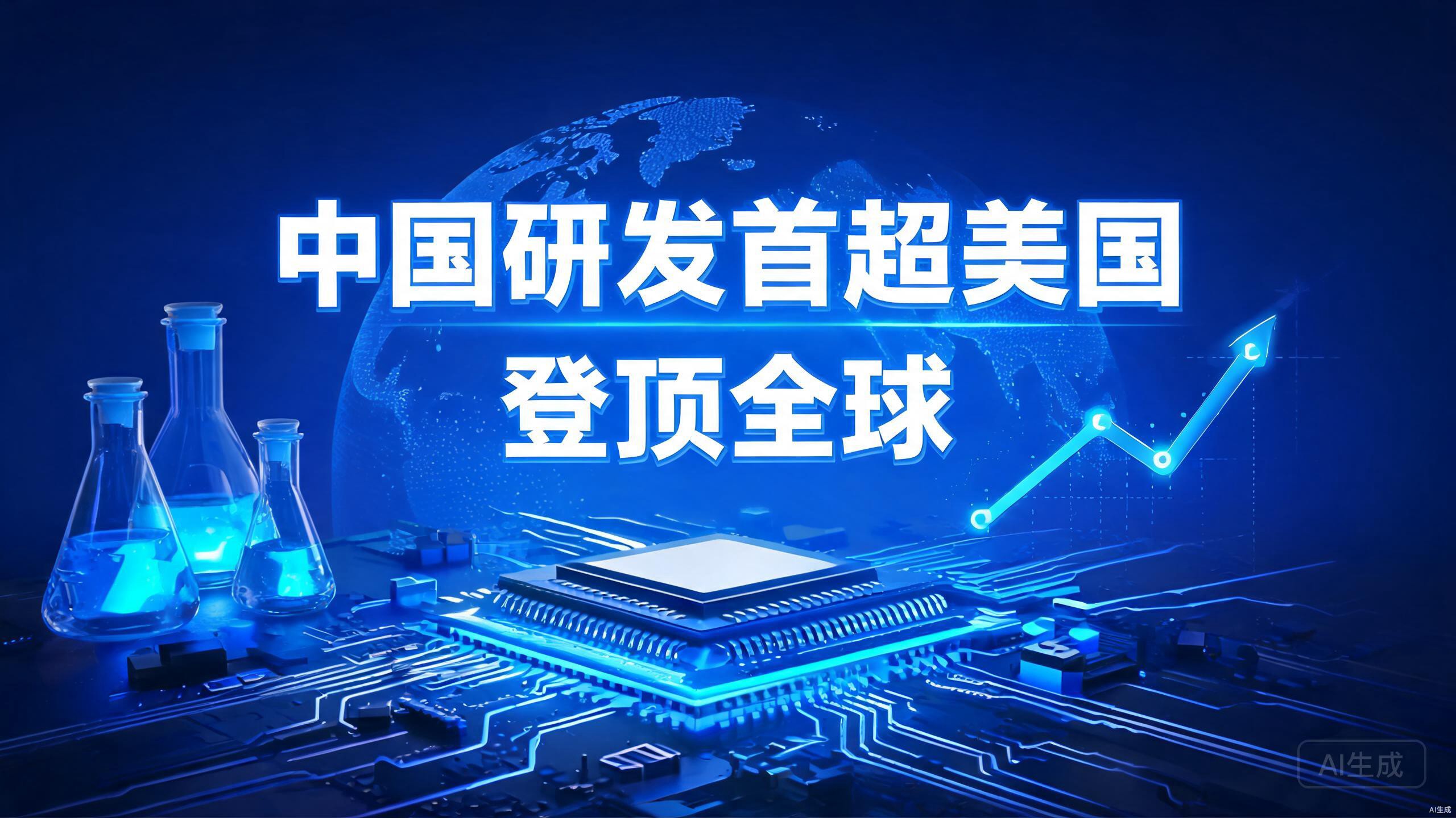 中国研发总投入首超美国登顶全球：97万亿日元背后的硬核真相