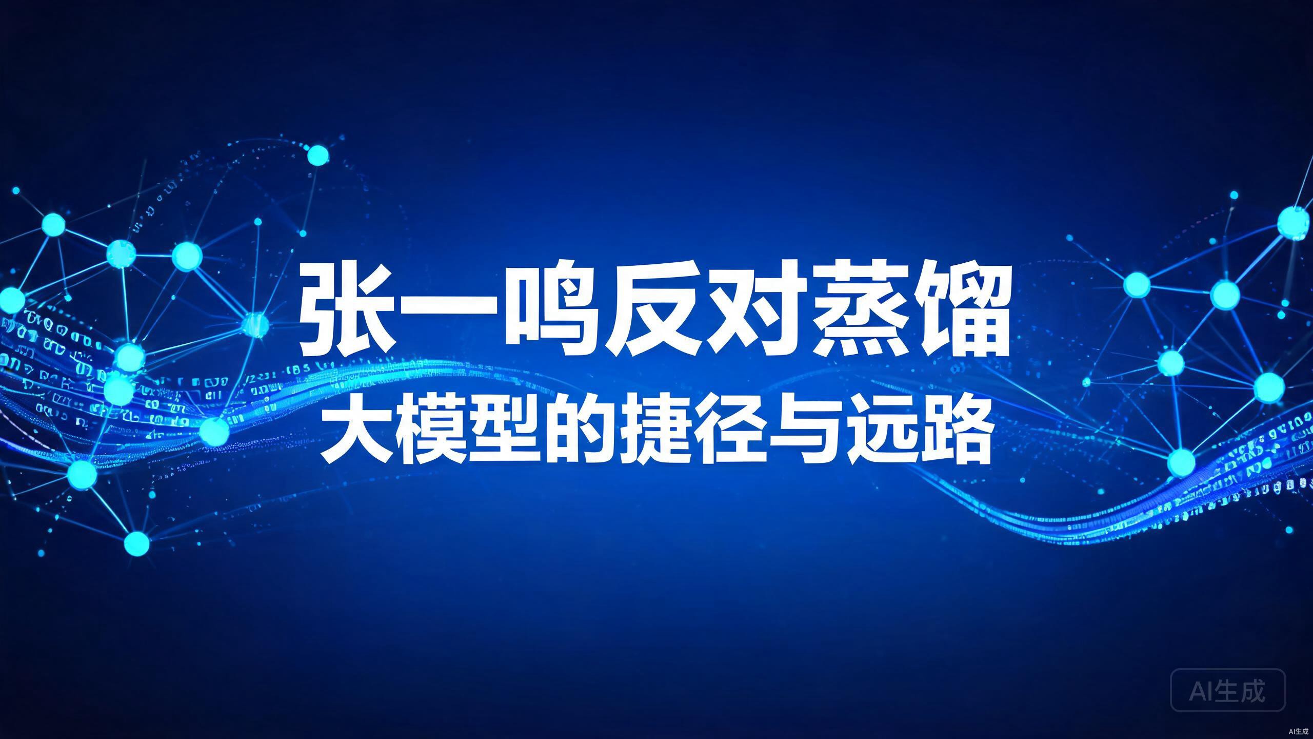 张一鸣反对蒸馏：大模型行业的捷径与远路
