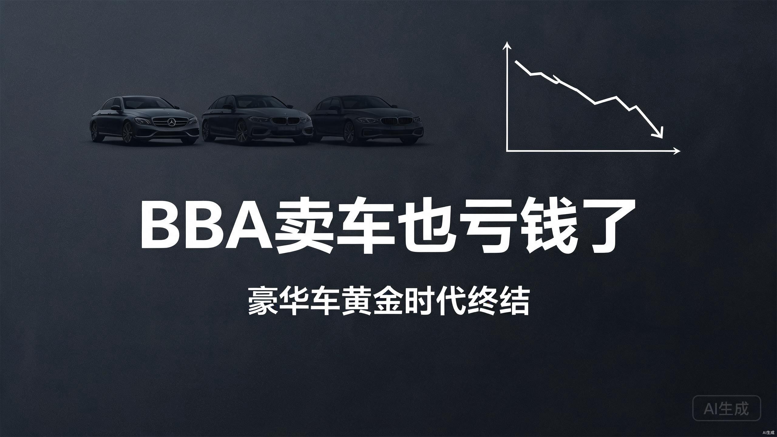 BBA卖车也亏钱了：豪华车黄金时代的终结