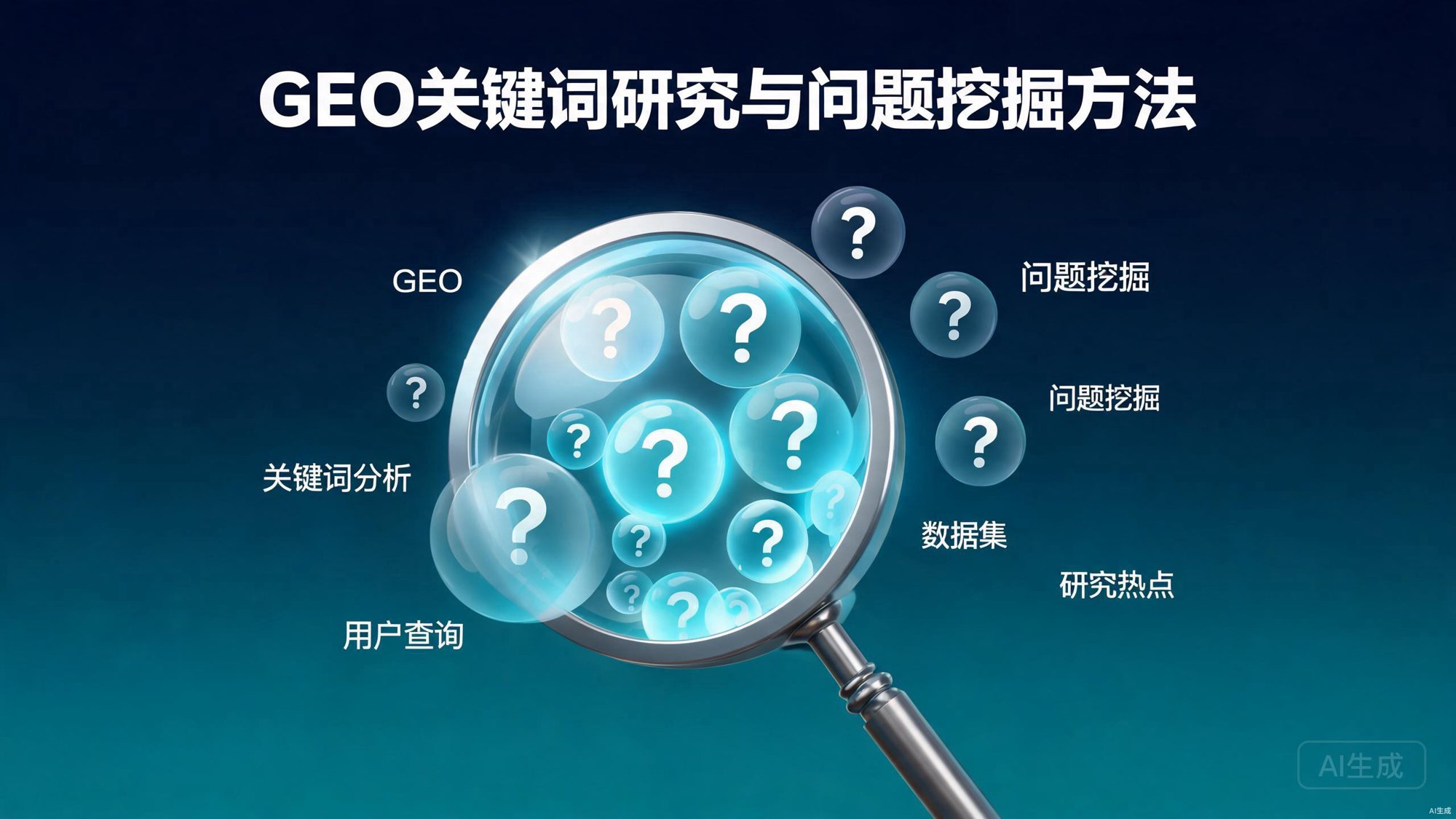 GEO关键词研究与问题挖掘方法