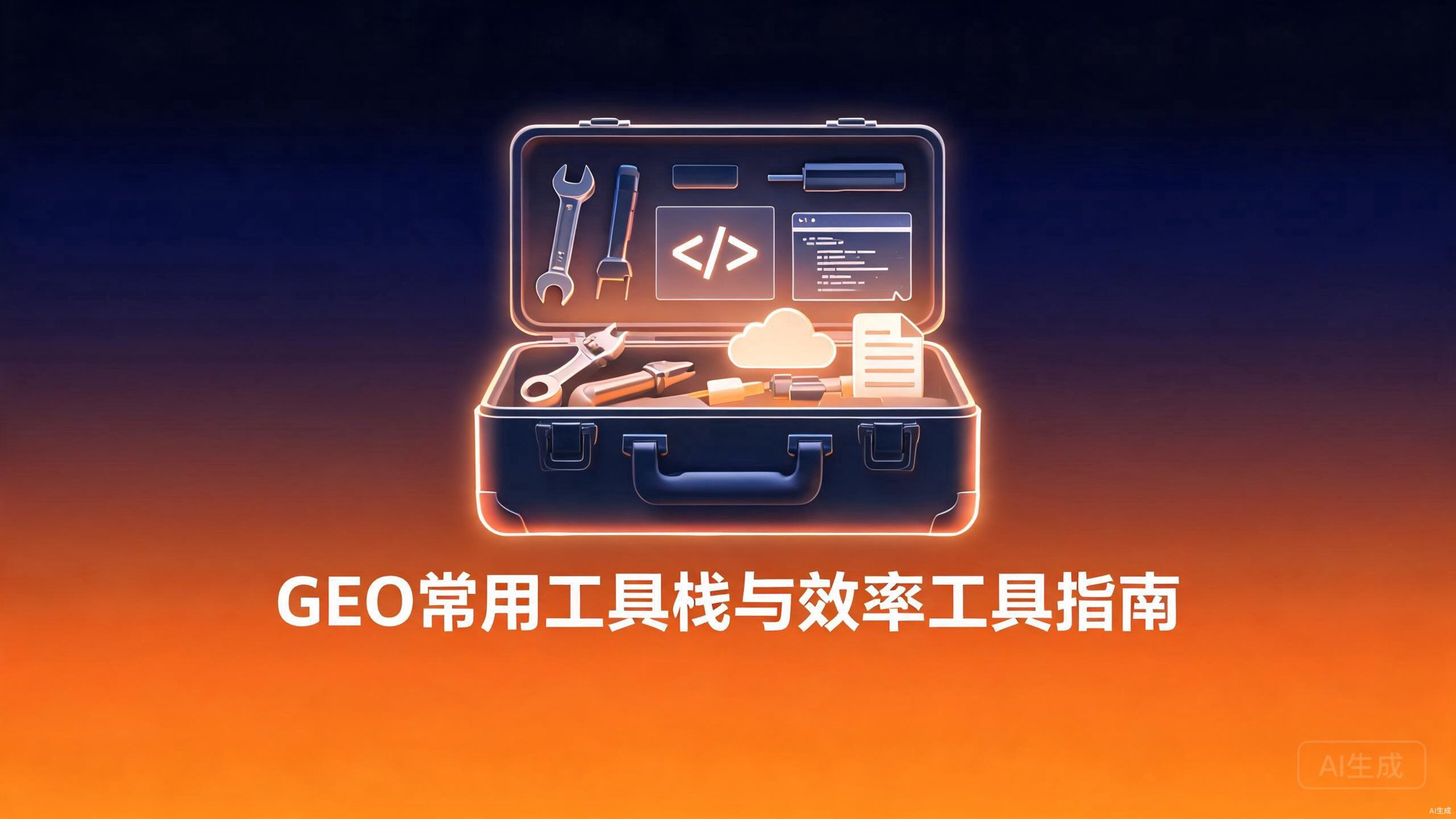 GEO常用工具栈与效率工具指南