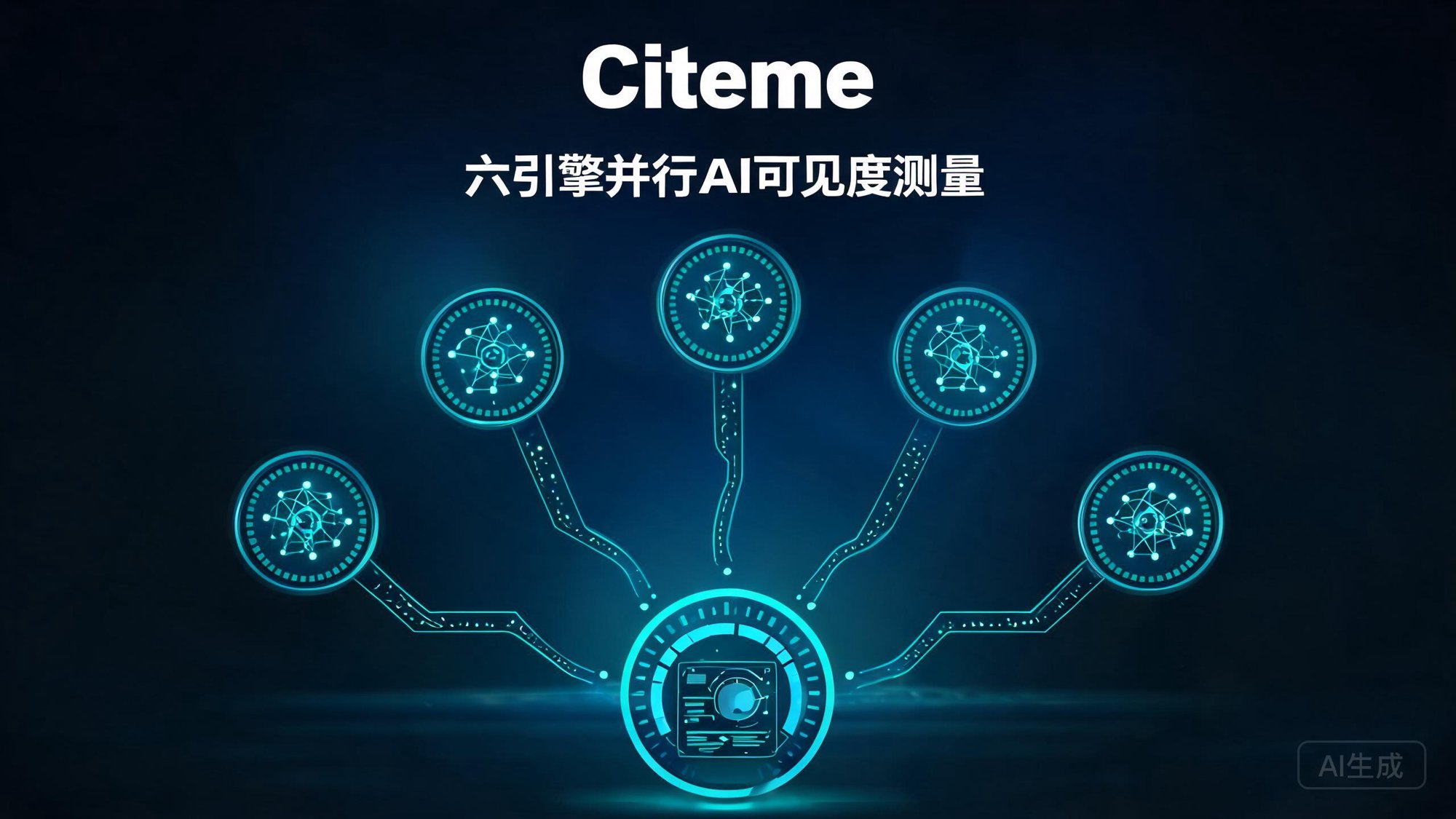 Citeme：六引擎并行AI可见度测量与可执行GEO建议平台