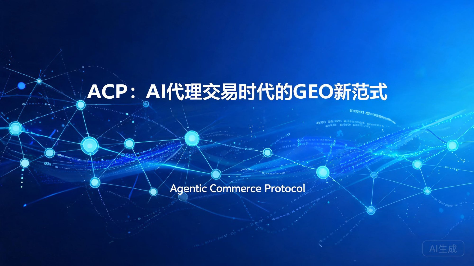 Agentic Commerce Protocol（ACP）：AI代理交易时代的GEO新范式