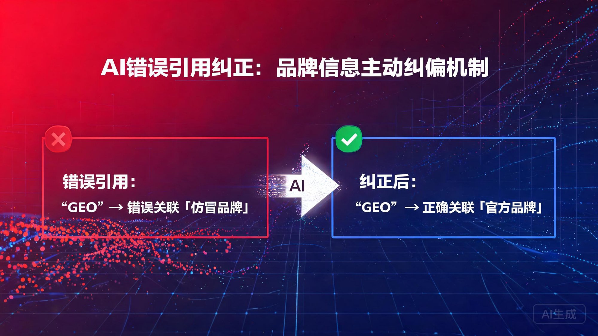 AI搜索错误引用纠正：品牌信息主动纠偏的技术机制与应急响应